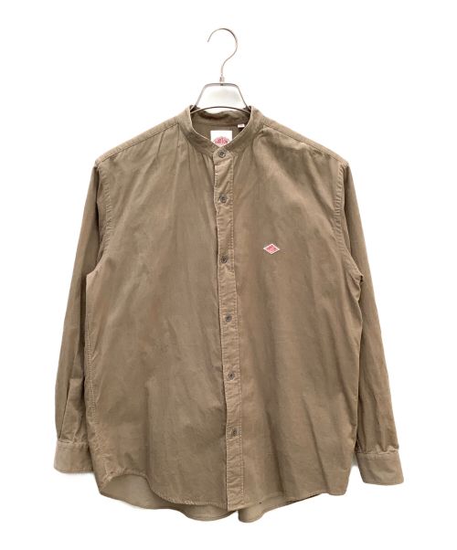 DANTON（ダントン）DANTON (ダントン) コーデュロイ バンドカラーシャツ ベージュ サイズ:Ｍの古着・服飾アイテム