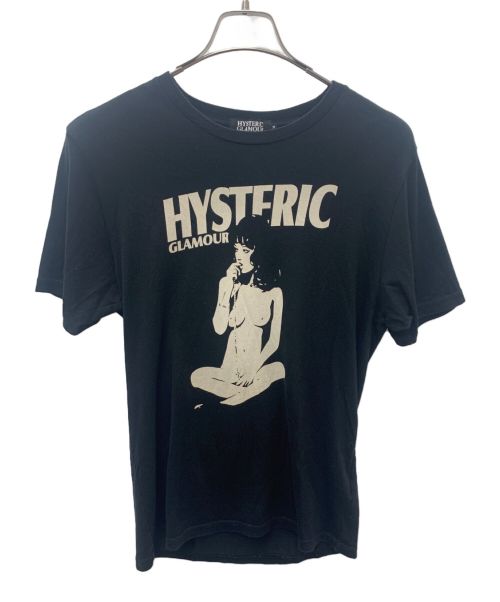 Hysteric Glamour（ヒステリックグラマー）Hysteric Glamour (ヒステリックグラマー) 半袖カットソー ブラック サイズ:Mサイズの古着・服飾アイテム