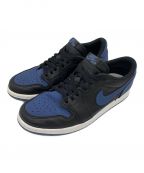 NIKEナイキ）の古着「AIR JORDAN 1 LOW OG」｜ブラック×ネイビー