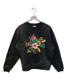 KENZO（ケンゾー）の古着「Bouquet Classic Crew Sweat」｜ブラック