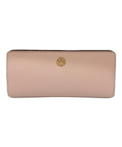 TORY BURCH（トリーバーチ）TORY BURCH (トリーバーチ) 2つ折り長財布 ピンクの古着・服飾アイテム