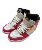 NIKEナイキ）の古着「AIR JORDAN1」｜ホワイト×レッド×オレンジ