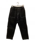 X-LARGEエクストララージ）の古着「STITCHED BAKER PANTS」｜ブラック