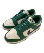 NIKEナイキ）の古着「DUNK LOW GORGE GREEN/MIDNIGHT NAVY-PHANTOM」｜ネイビー×ホワイト×グリーン