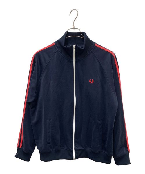 FRED PERRY（フレッドペリー）FRED PERRY (フレッドペリー) トラックジャケット ピンク×ネイビー サイズ:Lの古着・服飾アイテム