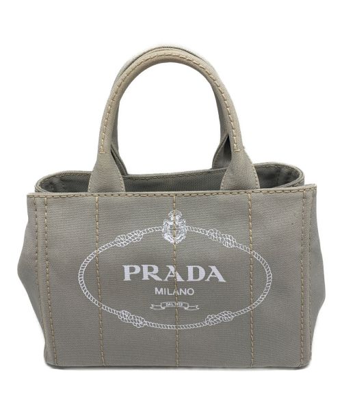 PRADA（プラダ）PRADA (プラダ) トートバッグ グレーの古着・服飾アイテム