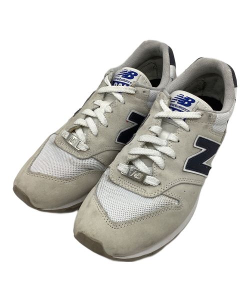 NEW BALANCE（ニューバランス）NEW BALANCE (ニューバランス) スニーカー アイボリー×ブルー サイズ:26の古着・服飾アイテム