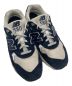 NEW BALANCE (ニューバランス) スニーカー グレー×ネイビー サイズ:26.5：13000円