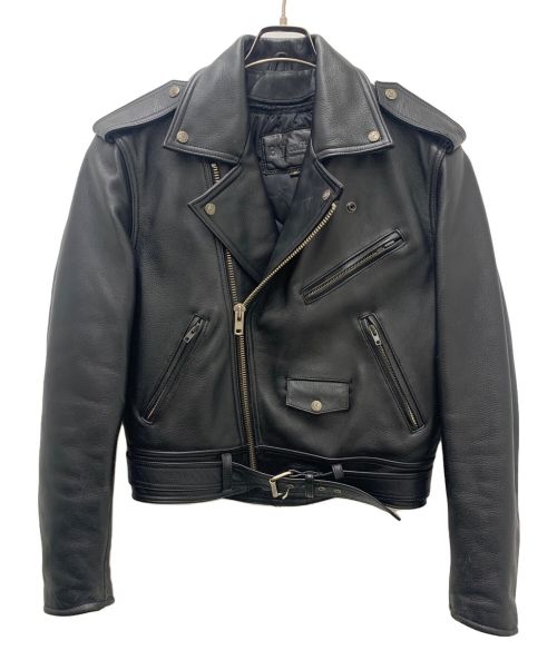 B's Leather（バイカーズレザー）B'S LEATHER (バイカーズレザー) ダブルライダースジャケット ブラック サイズ:3の古着・服飾アイテム