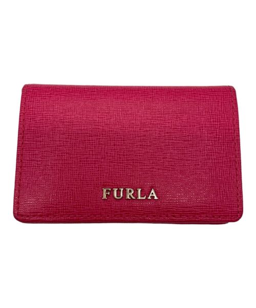 FURLA（フルラ）FURLA (フルラ) カードケース ショッキングピンクの古着・服飾アイテム