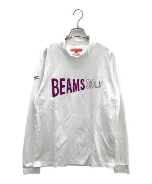 BEAMS GOLF（ビームスゴルフ）BEAMS GOLF (ビームスゴルフ) 長袖カットソー ホワイト サイズ:Lの古着・服飾アイテム