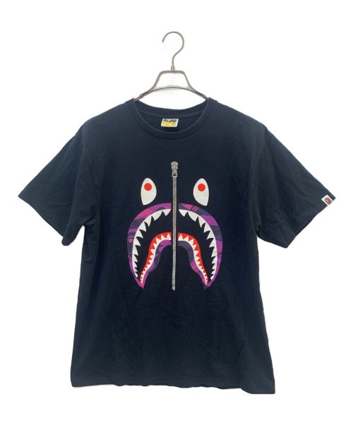 BAPE BY A BATHING APE（ベイプバイアベイシングエイプ）BAPE BY A BATHING APE (ベイプバイアベイシングエイプ) プリントカットソー ブラック サイズ:XLの古着・服飾アイテム