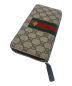 GUCCI (グッチ) ラウンドファスナー長財布 ベージュ：18000円