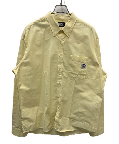 DIESEL（ディーゼル）DIESEL (ディーゼル) オックスフォードBDシャツ イエロー サイズ:XLの古着・服飾アイテム