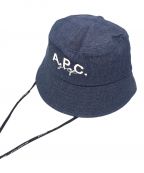 A.P.C.アーペーセー）の古着「バケットハット」｜インディゴ