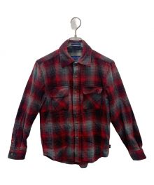 PENDLETON×stussy（ペンドルトン×ステューシー）の古着「ロングスリーブシャツ」｜グレー×レッド