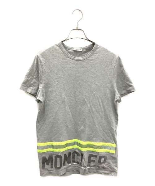 MONCLER（モンクレール）MONCLER (モンクレール) リフレクター ロゴTシャツ グレー サイズ:不明の古着・服飾アイテム