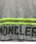 中古・古着 MONCLER (モンクレール) リフレクター ロゴTシャツ グレー サイズ:不明：7000円