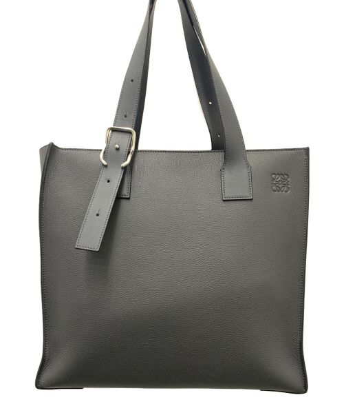 LOEWE（ロエベ）LOEWE (ロエベ) バックル ジッパートートバッグ グレーの古着・服飾アイテム