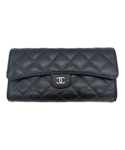 CHANEL（シャネル）CHANEL (シャネル) 長財布 ブラックの古着・服飾アイテム