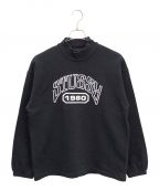 stussyステューシー）の古着「ボトルネックスウェット」｜ブラック