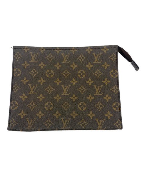 LOUIS VUITTON（ルイ ヴィトン）LOUIS VUITTON (ルイ ヴィトン) クラッチバッグ ブラウンの古着・服飾アイテム