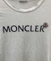 中古・古着 MONCLER (モンクレール) Tシャツ ホワイト サイズ:Ｓ：15000円