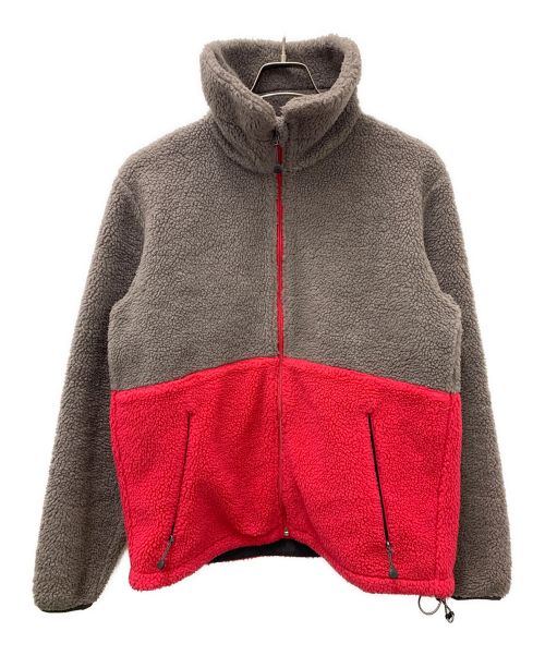 THE NORTH FACE（ザ ノース フェイス）THE NORTH FACE (ザ ノース フェイス) ボアジャケット グレー×ピンク サイズ:Lの古着・服飾アイテム