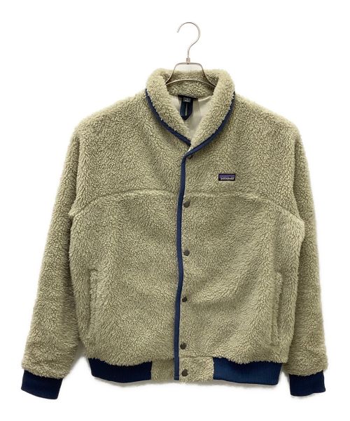 Patagonia（パタゴニア）Patagonia (パタゴニア) フリースジャケット ブルー×ベージュ サイズ:Lの古着・服飾アイテム