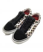 VANS×SUPREMEバンズ×シュプリーム）の古着「スニーカー」｜ブラック×ベージュ