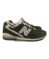 NEW BALANCE (ニューバランス) ローカットスニーカー オリーブ サイズ:26.5cm：7000円