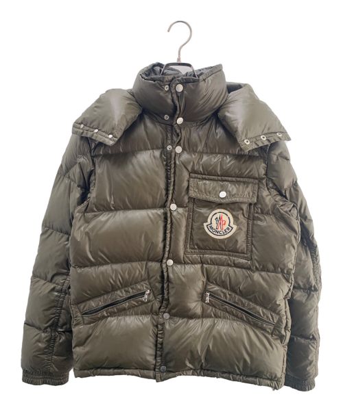 MONCLER（モンクレール）MONCLER (モンクレール) フードダウンジャケット オリーブ サイズ:サイズ2の古着・服飾アイテム