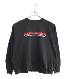 DAIRIKU（ダイリク）の古着「"NEW CINEMA"Tee」｜ブラック