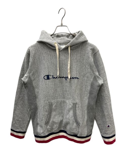 Champion（チャンピオン）Champion (チャンピオン) プルオーバーパーカー グレー サイズ:Ｍの古着・服飾アイテム