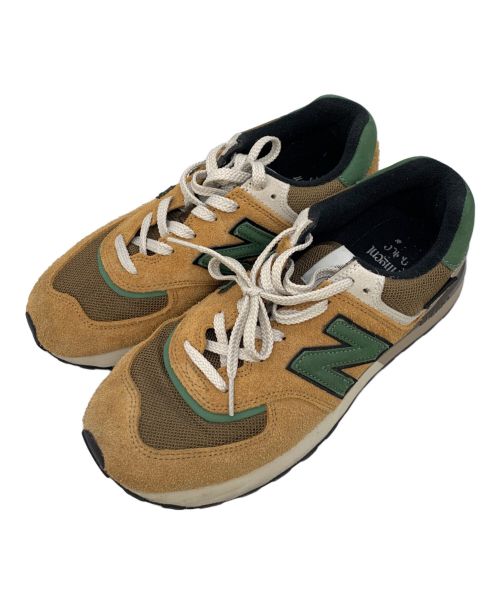 NEW BALANCE（ニューバランス）NEW BALANCE (ニューバランス) スニーカー ブラウン×グリーン サイズ:26.5cmの古着・服飾アイテム