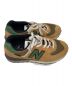 NEW BALANCE (ニューバランス) スニーカー ブラウン×グリーン サイズ:26.5cm：8000円