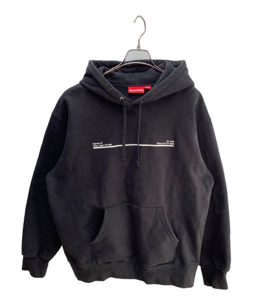 SUPREME（シュプリーム）Supreme (シュプリーム) プルオーバーパーカー ブラック サイズ:Lの古着・服飾アイテム