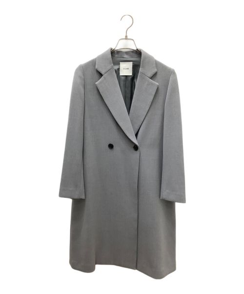 CLANE（クラネ）CLANE (クラネ) Back Double Tuck Coat グレー サイズ:1の古着・服飾アイテム