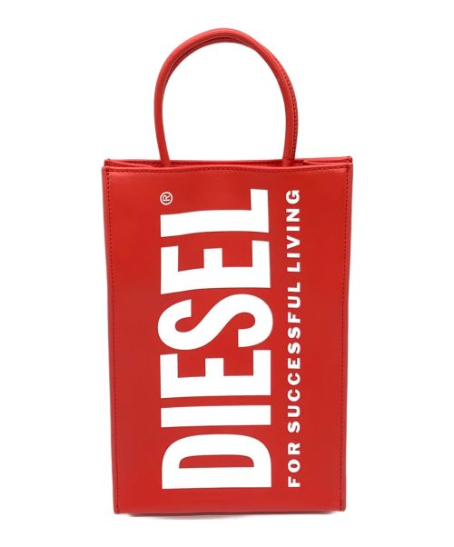 DIESEL（ディーゼル）DIESEL (ディーゼル) 2WAYバッグ レッドの古着・服飾アイテム