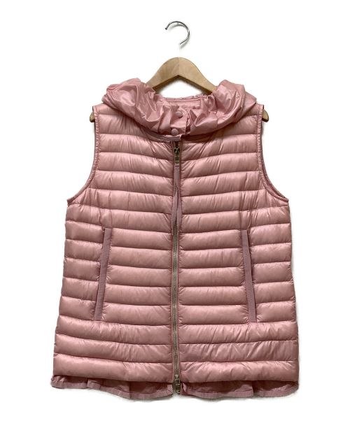 MONCLER（モンクレール）MONCLER (モンクレール) ダウンベスト ピンク サイズ:1の古着・服飾アイテム