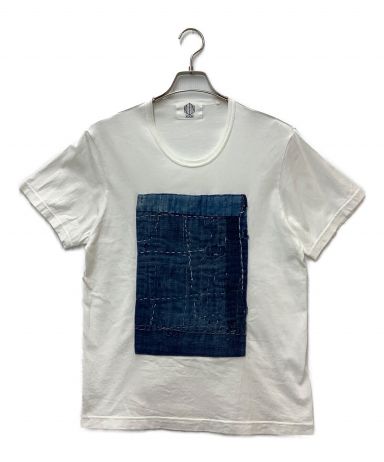 【中古・古着通販】KUON (クオン) BORO BOX T-SHIRT ホワイト