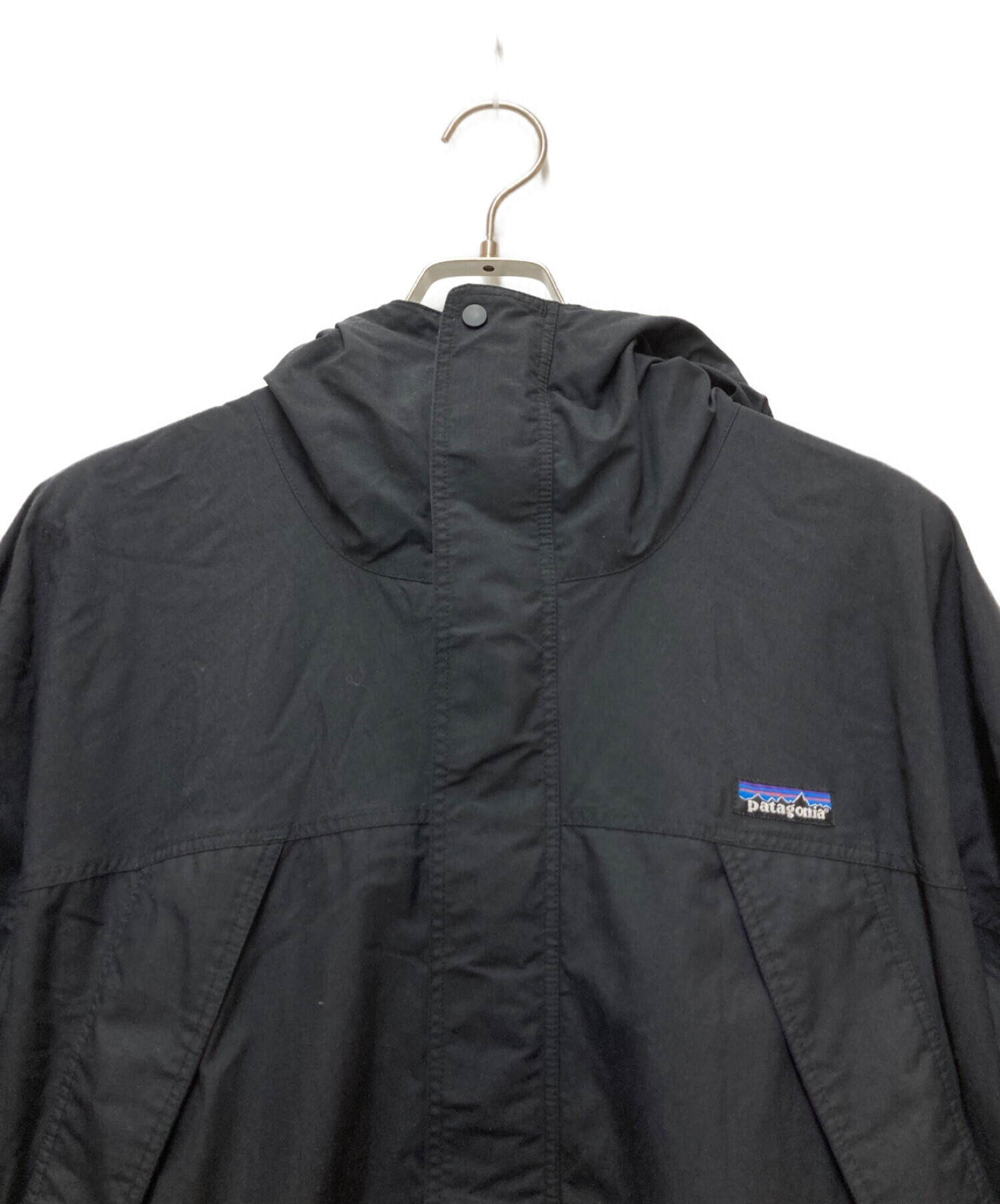 希少 patagonia ストームジャケット ブラック 三角タグ ビンテージ L