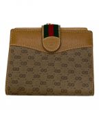 GUCCIグッチ）の古着「2つ折り財布」｜ベージュ