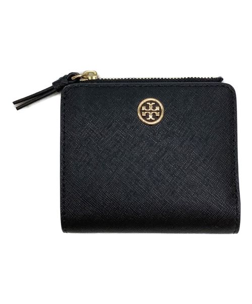 TORY BURCH（トリーバーチ）TORY BURCH (トリーバーチ) 2つ折り財布 ブラックの古着・服飾アイテム