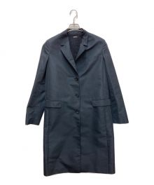 JIL SANDER NAVY（ジルサンダー ネイビー）の古着「ポリエステルチェスターコート」｜ネイビー