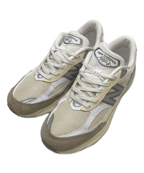 NEW BALANCE（ニューバランス）NEW BALANCE (ニューバランス) 990V6 ベージュ×ホワイト サイズ:27.5cmの古着・服飾アイテム