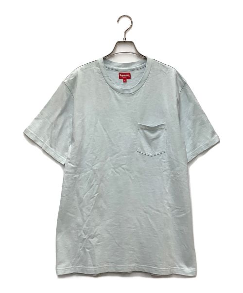 SUPREME（シュプリーム）SUPREME (シュプリーム) ポケットTシャツ ブルー サイズ:Lの古着・服飾アイテム