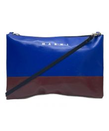 MARNI（マルニ）の古着「ショルダーバッグ」｜ブルー×ブラウン