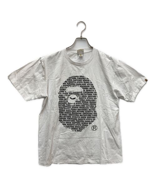 A BATHING APE（アベイシングエイプ）A BATHING APE (アベイシングエイプ) Tシャツ ホワイト サイズ:Lの古着・服飾アイテム