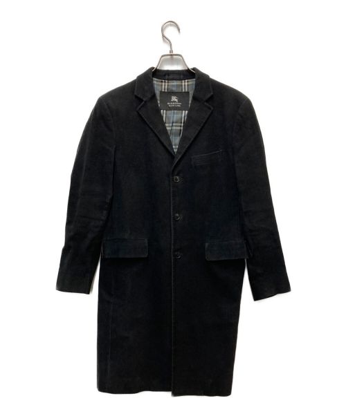 BURBERRY BLACK LABEL（バーバリーブラックレーベル）BURBERRY BLACK LABEL (バーバリーブラックレーベル) チェスターコート ブラック サイズ:Mの古着・服飾アイテム